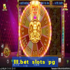 lll.bet slots pg online games